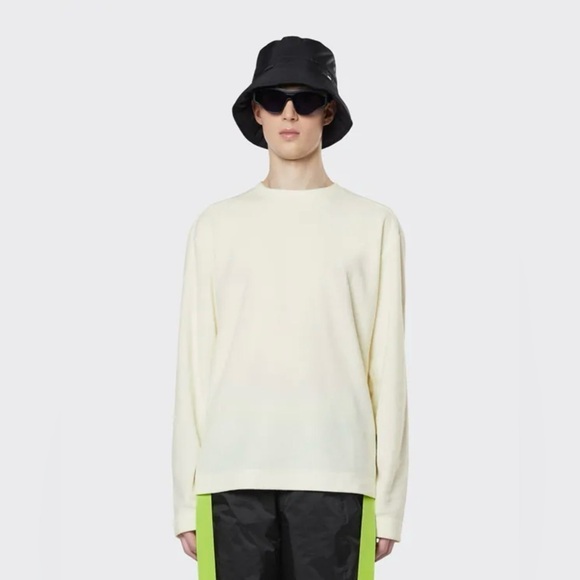 NWT RAINS Fleece Sweatshirt Fossil L - Picture 4 of 11